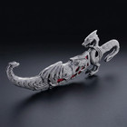10  Fantasy Dragon Dagger Fixed Blade Knife Metal Handle W  Sheath     Multi Color
