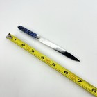 Vintage 925 Sterling Silver Mexico Sodalite Letter Opener 6 5  Desk Accessory