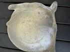 Vintage Arthur Court 1988 Bunny Rabbit Aluminum Cheese Ball Plate Napkin Rings 