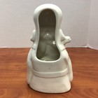 Vintage Orchids Of Hawaii Bald Man W  Beard And Fan White Tiki Mug