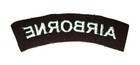 Original Embroidered Felt Ww2 British Army Airborne Shoulder Title Patch Tab