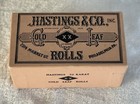Rare Nos Vintage 1959 Hastings   Co  23k Gold Leaf 1    Rolls W  Original Box Usa