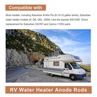 2 Pack Rv Water Heater Anode Rod  Magnesium Rod Compatible With Silver 