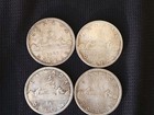 Lot Of 4 Canadian Silver Dollars