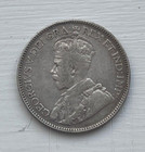 Canada 1915 George V  925 Sterling Silver Twenty-five 25 Cents Quarter