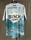 Kevin Harvick Nascar Race Used Busch Light Simpson Pit Crew Shirt  Large