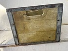 Bordens 60s  Metal Fiberglass Milk Crate Houston Tx 9-66  Vintage Erie Crate