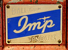 1930 s-40 s Groetchen  imp  Gumball 1-cent Coin-op Trade Stimulator - Red Slot