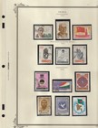 India Stamp Collection 1972-1979  22 Album Pages Used Mh Mnh Almost Complete    