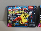 Lot Of 3 Super Pac-man 1982 Fleer Trading Card Packs  cards   Stickers  New Vtg