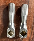 Vintage Antique Faucet Stems Hot Cold Handles Chrome Steel Bathroom Sink Usa