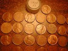 1929-p Lincoln Wheat Cent Penny Roll  All Coins  xf   Superb Roll 