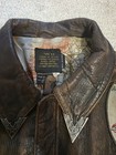 Avirex Type A-2 U s  Army Air Forces Leather Flight Jacket W  Patches And Map