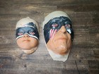 Vtg Native American Fiberglass Mask Projects Life-size Painted Navajo Warrior 