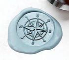 Vintage Compass Star Orientation Wax Seal Sealing Stamp Embellishment Wedding   