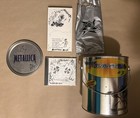 Metallica Band Signed Fan Can  3 Partial  Jaymz  Jason  Kirk   Lars 