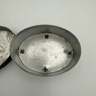 Vintage Lucretia Vanderbilt New York Face Powder Tin Vanity Box  Butterfly Decor