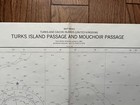 Vintage 1984 Turks Island Passage To Mouchoir Passage Nautical Chart Map-49   x34   