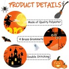 Happy Halloween Banner - 118 X 20 Inch Large Halloween Backdrop With 19 69ft    