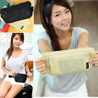 Waist Belt Bag Travel Pouch For Hidden Id Passport Security Money Compact Safety