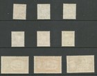 Bahrain Sg71-9  The 1950 Gvi Set Of 9 Fine Mint Cat   110