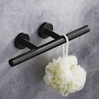 Shower Foot Rest Bar For Shaving Legs wall Mounted Matte Black