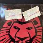 Disney Lion King Broadway Musical Playbook Copyright 2000 Vintage 2 Ticket Stubs