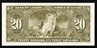 1937 Canada  20 Banknote  Unc