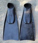 Vtg Scuba Diver Swim Fins Flippers Diving Aqua Lung Otarie Us Divers Sz 6 1 2-8