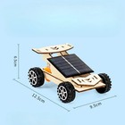Diy Solar Powered Wooden Car Stem Science Educational Toy Kit For Kids Learning