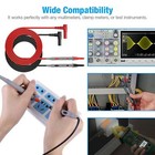 Multimeter Test Leads For Fluke Meter Electrical Alligator Clip Probes 1000v 20a