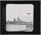 Cologne  Germany  Vintage Photo Glass Plate  Positive 8 5x10 Cm