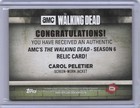 2017 Topps Amc Walking Dead Season 6 Carol Peletier Screen Worn Jacket Relic