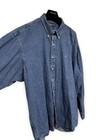 Vintage Ralph Lauren 90s Denim Shirt Mens Size Xxl 100  Cotton