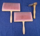 2 Ashford New Zealand Curved Carding Paddles 8  X  4 5    2-row Unbranded Rake