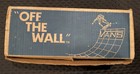 Vintage 1970s 80s Vans  off The Wall  Empty Shoe Box     Made In Usa Anaheim  Ca