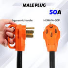 Welder Adapter Cord Nema 14-50p Male To 6-50r Female Welder Plug Adapter  50amp