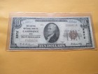 1929  10 The Central National Bank Of Cambridge  Ohio