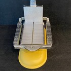 Vtg 1940s 1950s Bico Model 60 Industrial Butter   Cheese Slicer Yellow Base Euc 
