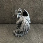 Gray Winged Gargoyle Figurine Statue Fantasy Gothic Gargoyle Decor