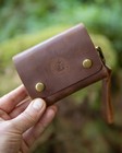 Leather Spice Bag Inc Vial Bushcraft Outdoor Survival Camping Trekking