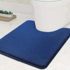 Colorful U Shape Bathroom Floor Mat Toilet Rug Anti Slip Absorbent Bath Mat Home