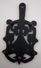 Vintage Cast Iron Trivet  Star  Heart  Bird 5 X 3 Inches
