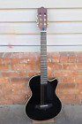 Angel Lopez Cutaway Electric Nylon String Classical Solid Body Black