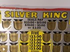 Silver King Gambling Punch Board Trade Stimulator  Five  25 - New