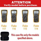 Fluke 117 115 116 114 Digital Multimeters Case - Hard Case