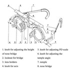 Adjustable Professional Optical Trial Lens Frame Eye Optometry Optometrist Us