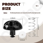 2 Pack Coffee Maker Brew Basket Water Stop Valve Kit For Mr  Black    