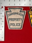 Vintage  penn Commonwealth Propery Police  Sew-on Shoulder Patches   unused 