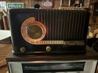 Vintage Antique Silvertone Bakelite Radio    candycane    1939 restored works 